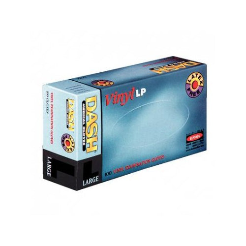 Dash Medical SPF100L Vinyl PF Exam Gloves Powder Free Large 100/Bx Dash Medical SPF100L Vinyl PF Exam Gloves Powder Free Large 100/Bx